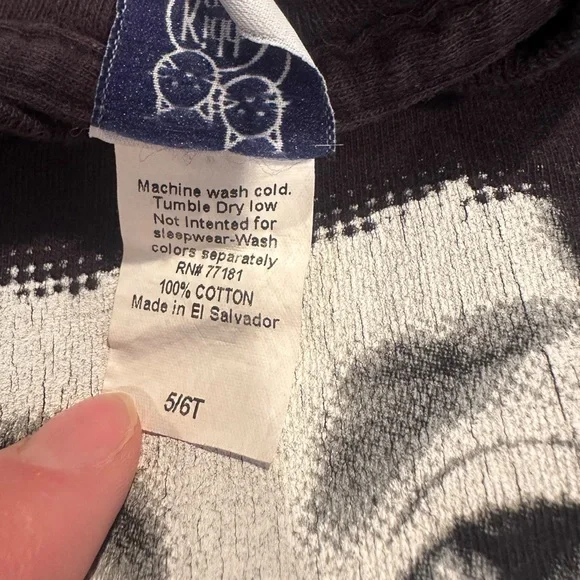 Youth Alicia Keys Black Graphic Kids Short Sleeve T-Shirt Size 5/6T - Picture 5 of 7